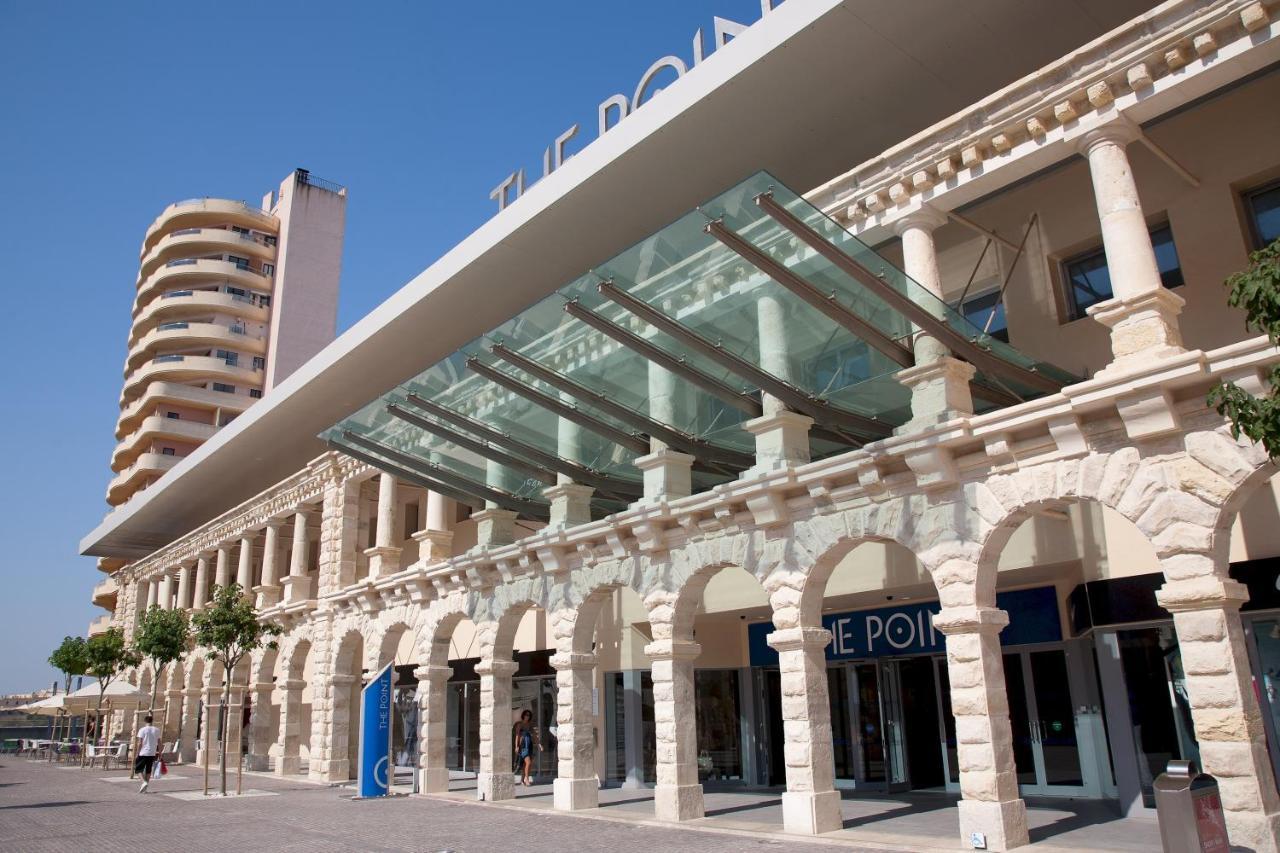 Luxury Apt W/ Side Seaviews And Pool, Top Location Sliema Luaran gambar