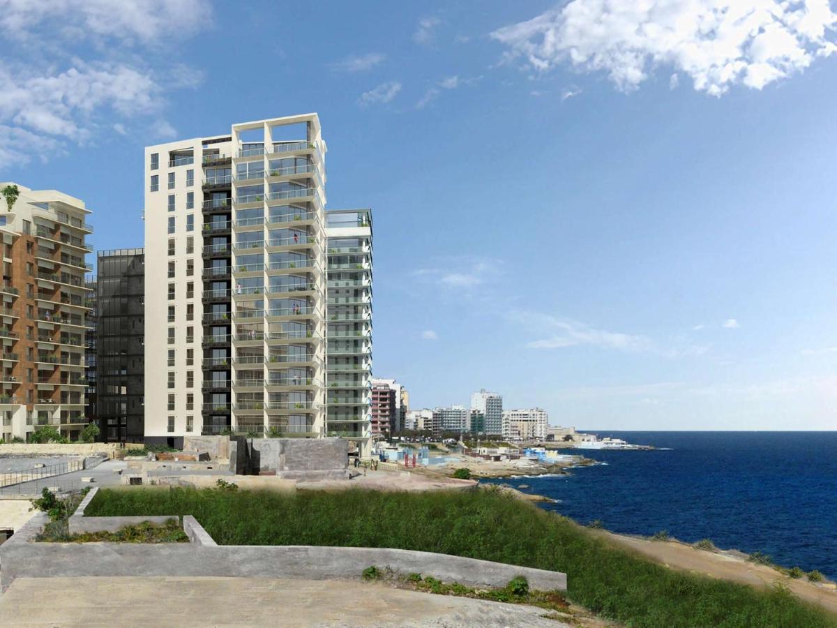 Luxury Apt W/ Side Seaviews And Pool, Top Location Sliema Luaran gambar